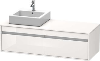 Duravit Duravit - Ketho Mueble De Pared 6697, 2 Extra&iacute;bles, 1400mm, Para 1
