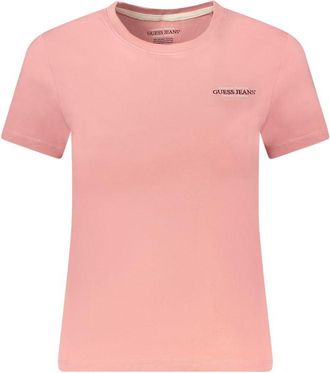 Guess Rosa Katoenen Dames T-Shirt
