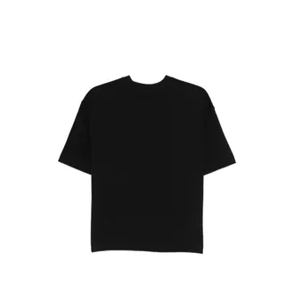 New Balance Logo-Print Cotton T-Shirt - Black