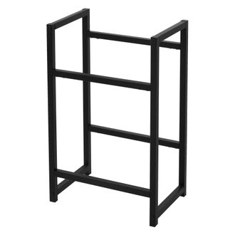 ML Design Ml-design Estante Para 2 Cajas De Bebidas De Acero Antracita 47 X 31 X 75,5 Cm Estanter&iacute;a De Pie Hasta 150 Kg Por Balda Soporte Estable Y Robusto Bote