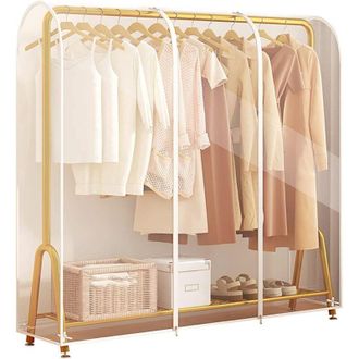 OEM Funda Protectora Transparente Para Perchas, Ideal Para Vestidos, Trajes, Abrigos, Etc., 180 X 50 X 150 Cm-crezuo