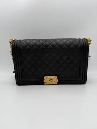 Chanel CHANEL BOY Large Womens Handbag (Pre-Owned)
