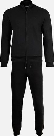 Emporio Armani Mens Emporio Armani Lounge Side Logo Full Zip Tracksuit Black - Size: 33/32/32/38