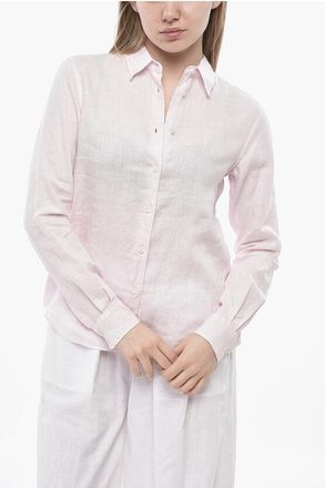 Aspesi Pure Linen Blouse With French Collar size 38