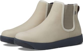 Bogs Kicker Chelsea Leather Boots Oatmeal