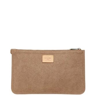 Louis Vuitton Pre-owned Clutches, female, Brown, Size: ONE SIZE Pre-owned Suede Clutch