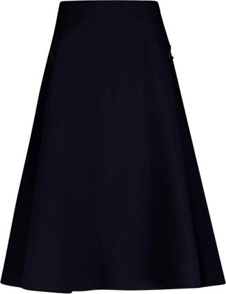 Valentino Garavani Dames, Rokken, Blauw, Maat: XS Zijde