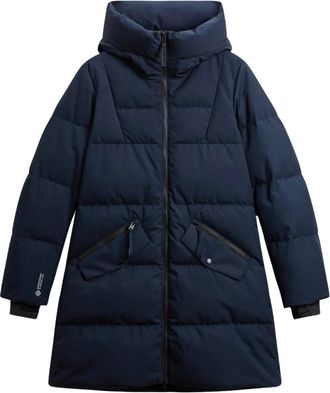 Woolrich Jassen - Dames - Dons jassen - Blauw - L - Jassen