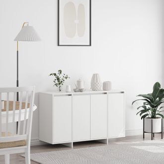 Berkfield Home White Sideboard White Engineered Wood 120 x 41 x 75 cm