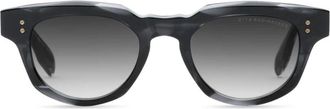 Dita Eyewear Radihacker Gradient Tint Sunglasses with Bold Thick Frame