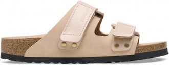 Birkenstock Uji Slippers - Dames - Sandalen - Beige - 38 EU - Su&egrave;de - Schoenen