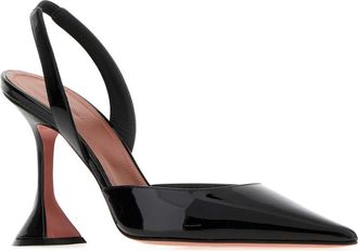 Amina Muaddi Slingback Heel - Black
