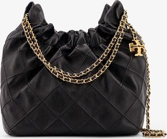 Tory Burch Borsa a mano Fleming Mini Hobo in pelle - TORY BURCH - gender_Woman