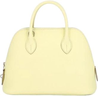 Herm&egrave;s Pre-owned Bolide Handbag - Dames - Vintage Handtas - Geel - ONE Size - Leer - Vintage