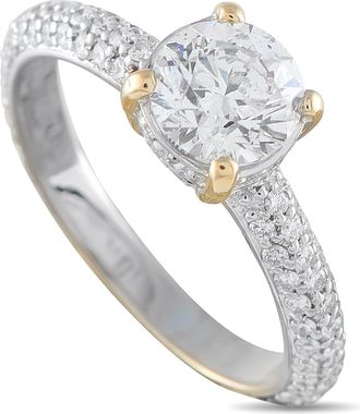Luxury Bazaar 18K White Gold 1.82ct Diamond Ring MF24-051826