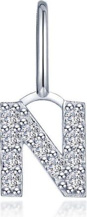 Lafonn Letter Charm Pendant in Silver N at Nordstrom