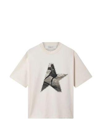 Golden Goose Gouden gans bedrukt katoenen T-shirt