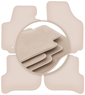 OEM Alfombrillas Beige Premium Para: Seat Altea Xl Monovolumen 2006-08.2008