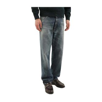 1989 STUDIO Straight Jeans, male, Blue, Size: W36 Boyfriend Jeans