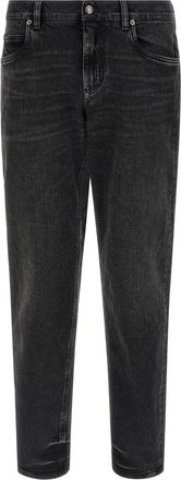 Dolce & Gabbana Black Logo Jeans