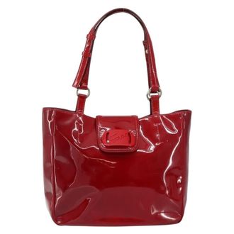 Ferragamo Vintage Tote Bag Patent Leather Patent_Leather Tote Bag Bag (Pre-Owned)