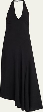 A.L.C. Celina Linen-Blend Halter Dress