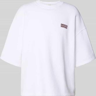 American Vintage American Vintage T-Shirt mit Logo Modell PLIZZY in Weiss, Gr&ouml;&szlig;e M/L