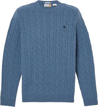 Timberland Phillips Brook Trui - Heren - Ronde hals truien - Blauw - XL - Wol - Truien & Vesten