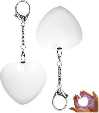 Generic Love Wallet Tote Bag Touch Sensing Light, Touch Sensor Purse Light, Heart Shape Handbag Lights, 2PCS Rechargeable LED Automatic Glow Lights for Inside