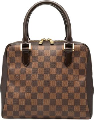 Louis Vuitton 1998 Damier Ebene Brera handbag - women - Fabric/Calf Leather - One Size - Brown
