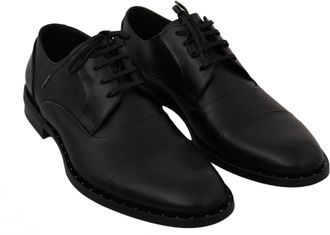 Dolce & Gabbana Leather Derby Shoe - Black