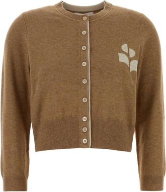 Isabel Marant Dames, Truien, Bruin, Maat: XS Katoen
