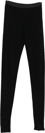 Forte_Forte Wool Ribbed Jersey Leggings With Spats