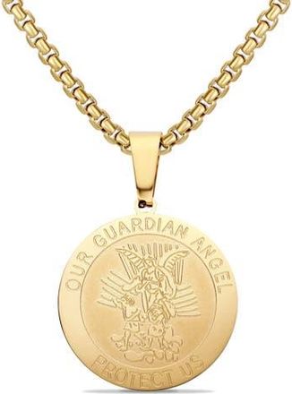 Edforce Guardian Angel Necklace in Gold at Nordstrom Rack