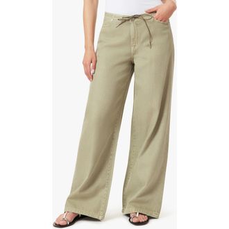 Habitual Kira Drawstring Wide Leg Pants in Tea at Nordstrom Rack, Size 30