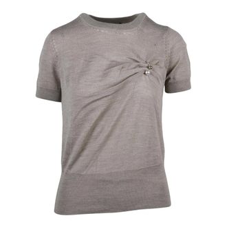 Liu Jo Truien & Vesten, Dames, Beige, M, Wol, Sottogiacca