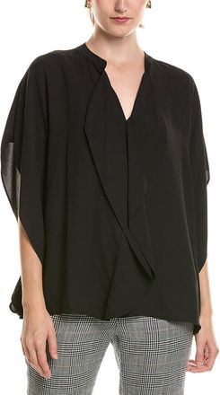 Anne Klein Flutter Y-Neck Blouse