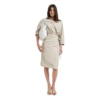 Pinko Pinko, Donna, Abiti, Beige, L, new