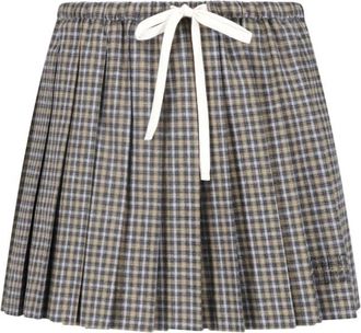 Miu Miu Gonna Mini In Tartan