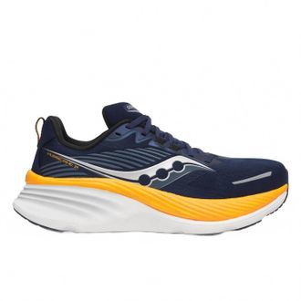 Saucony Mens Hurricane 24 Shoes In Navy/peel