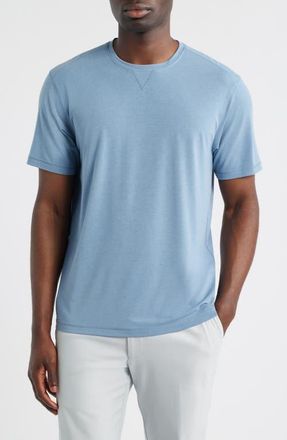 Johnnie-O Course Performance T-Shirt in Carbon Fiber at Nordstrom, Size Xx-Large