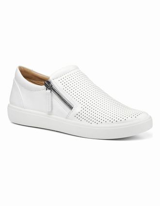 Hotter Womens Daisy Womens Casual Slip On Shoes - White - Size: 5.5