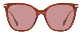 Longchamp LO757S Rounded Square Sunglasses - Red
