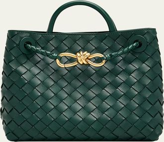 Bottega Veneta Andiamo Small Leather Top-Handle Bag
