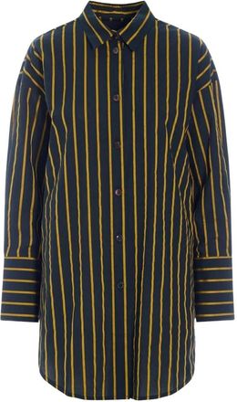 Bitte Kai Rand Oversized gestreept shirt - Dames - Overhemden - Veelkleurig - S - Overhemden