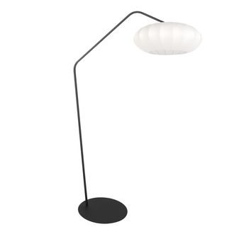 Anne Lighting Anne Lighting - L&aacute;mpara De Pie - Zigzag - Blanco Negro - Metal