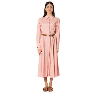 Max Mara Dames, Jurken, Roze, Maat: M Katoen