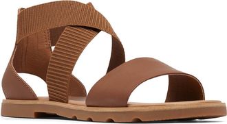 Sorel Ella III Sandal in Velvet Tan/Gum 2 at Nordstrom, Size 5