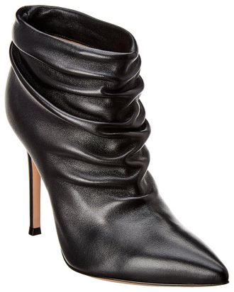 Gianvito Rossi Cyril 105 Leather Bootie