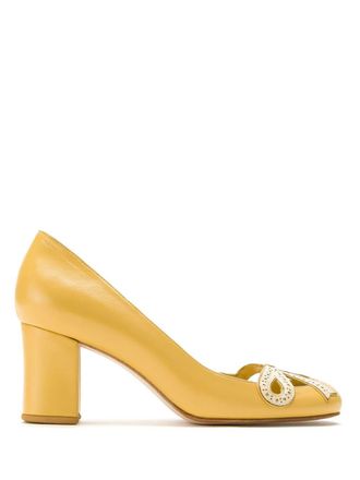 Sarah Chofakian Audrey pumps - Yellow